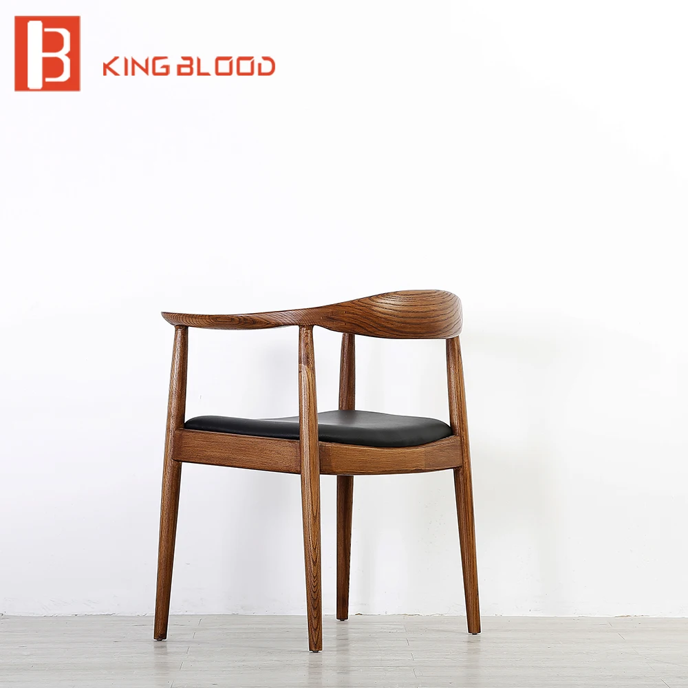 Comfortable office single wooden sofa armrest chair with wholesale director price