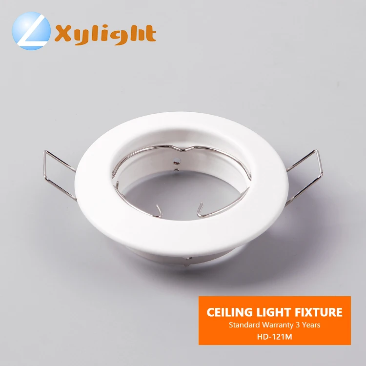 
GU10 MR16 Round Aluminum Alloy LED Retrofit Kits downlight Fixture holder 
