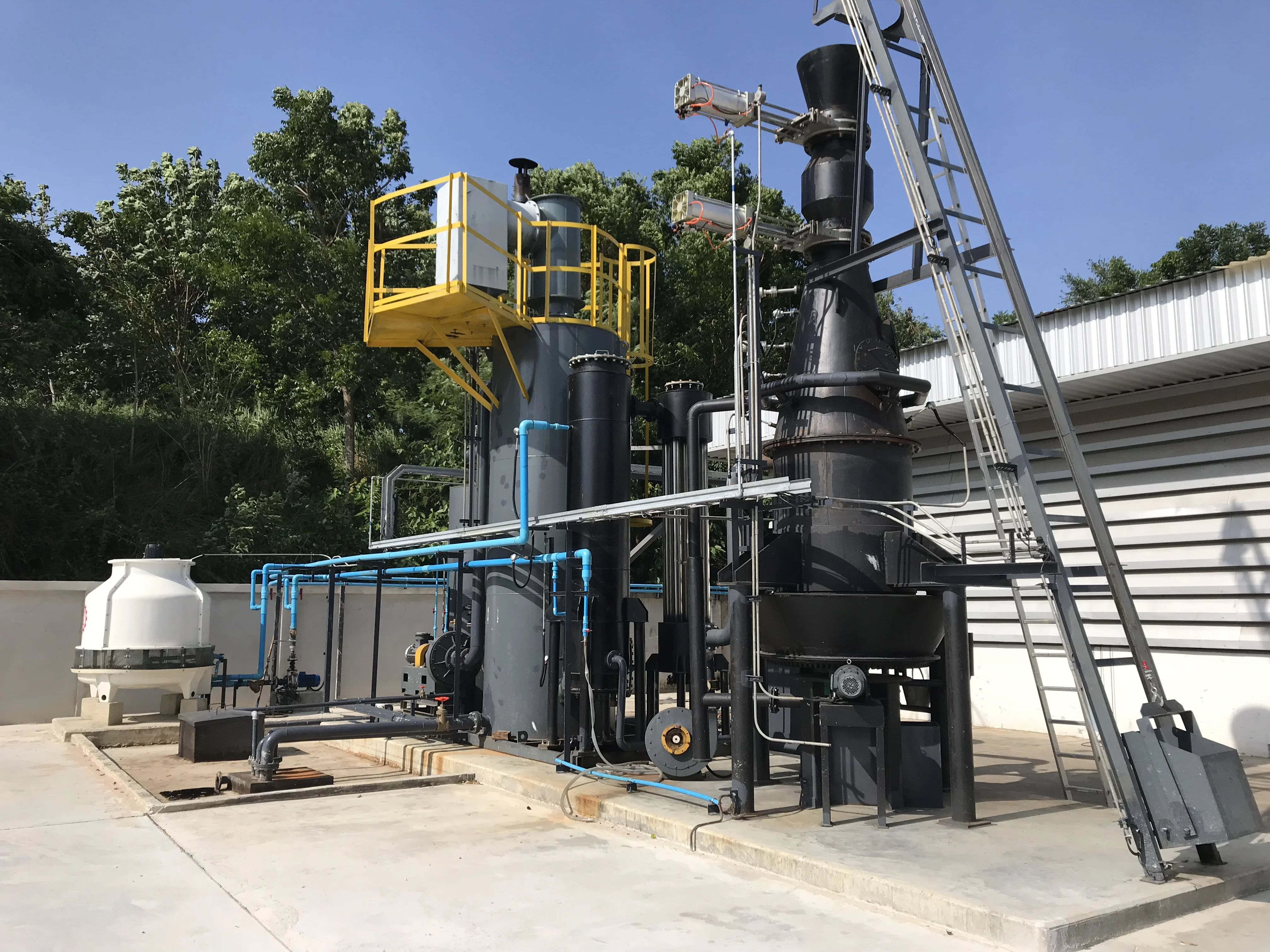 Rice straw power plant in India