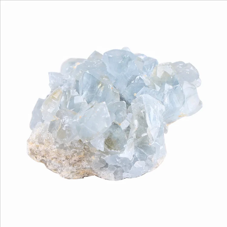 Wholesale Quartz Mineral Blue Crystal Cluster For Crystal Memento