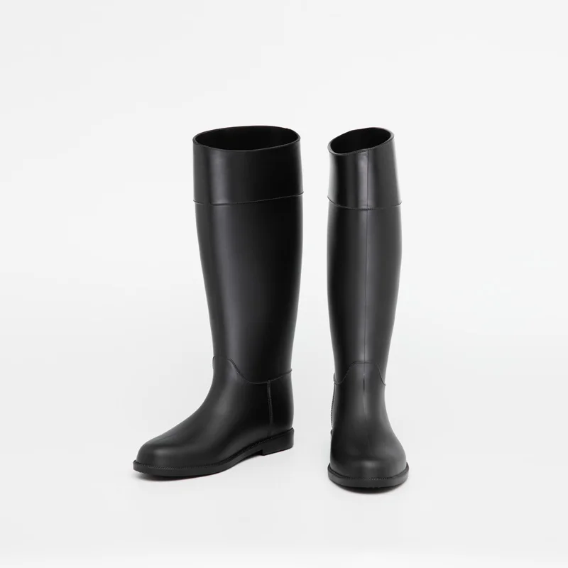 Hotsale new unique design fashion high wellington girls PVC rain boots