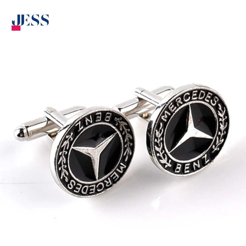 Benz car cufflinks and studs