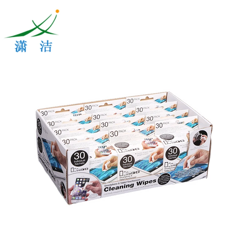 
Factory Provide Directly Single smart phone Sunglass Wipes 