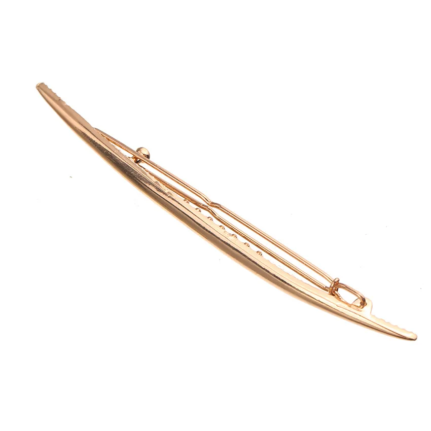 New Fashion Women Girls Metal Circle Square Hair Clips Hairpins Barrettes Wedding  Accessories