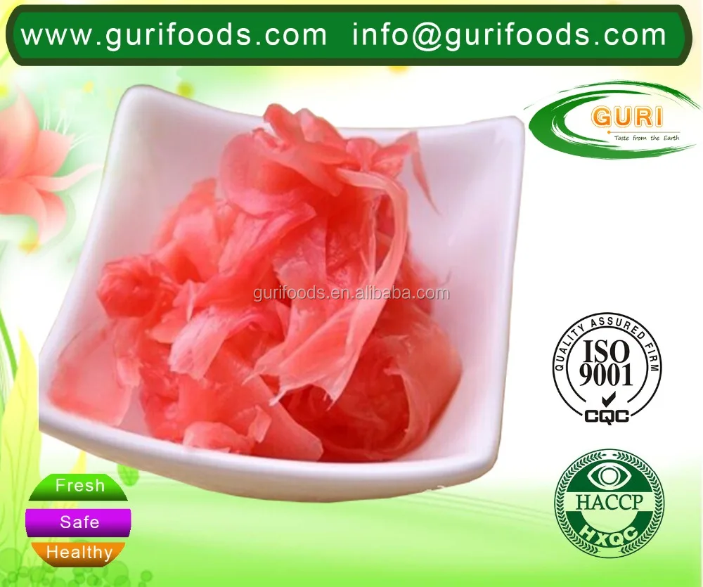 
Red ginger pickled sushi ginger 