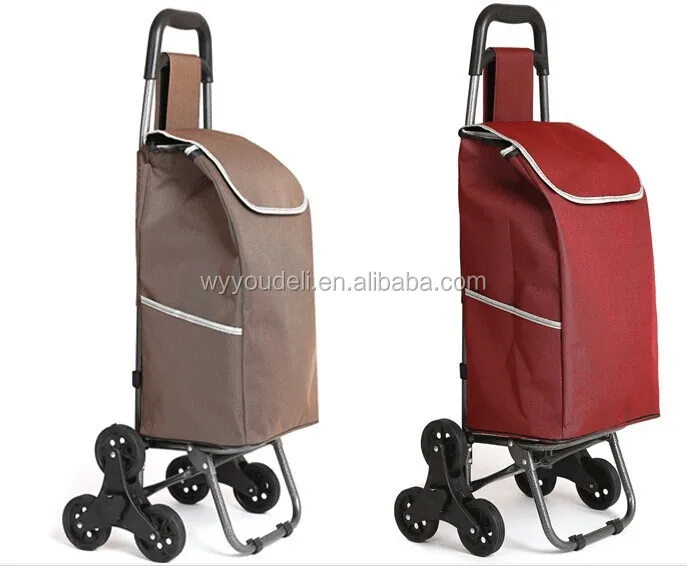 600D china jiafei products folding cleaning Metal Luggage Cart Shopping trolley/ Cart