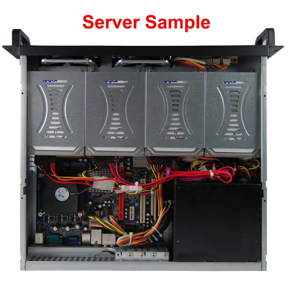 ПК компьютер промышленный монтаж стойка сервер корпус 2U