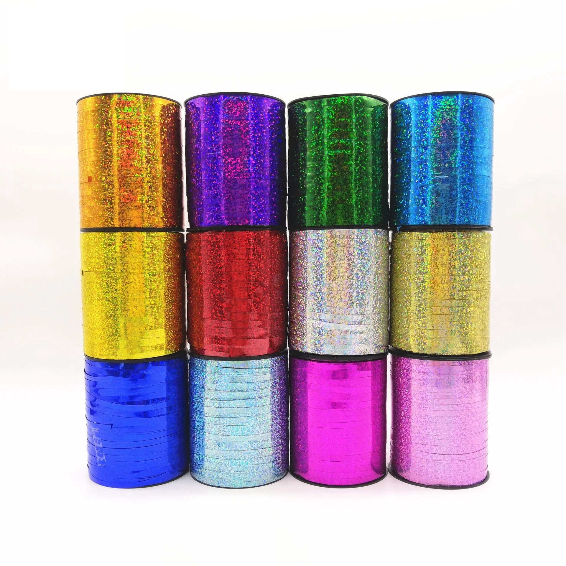 Высококачественные 500 ярдов ленты для завивки лазерных воздушных шаров для гелиевых шаров