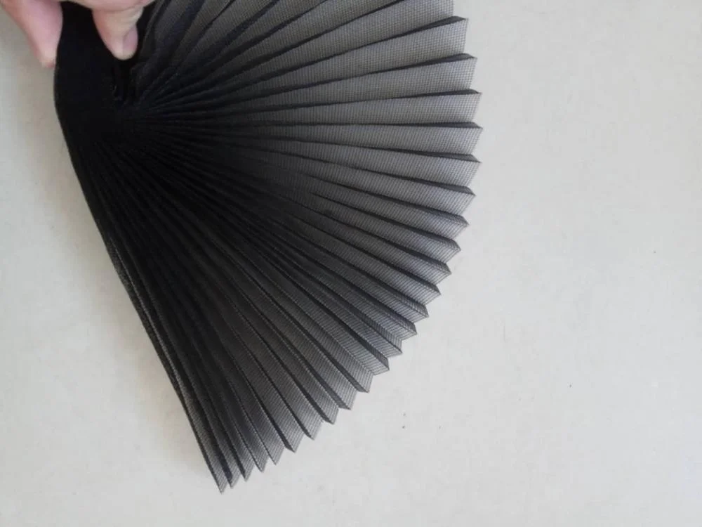Folding Window Screen Fiberglass Pleated Fly Mesh Insect Screen Mesh