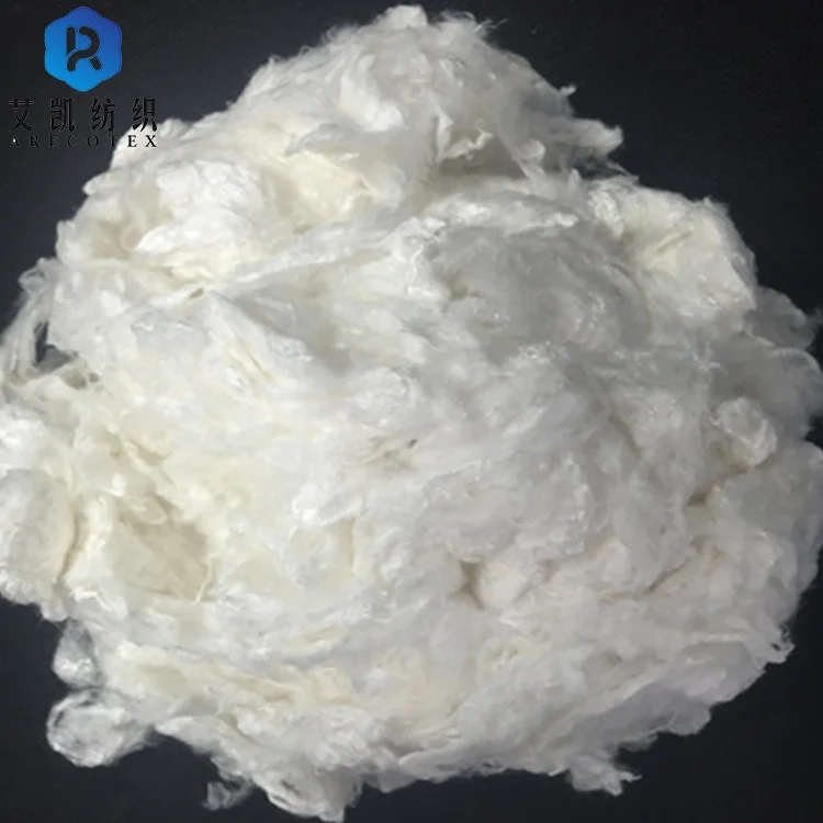 
Factory price 1.2D 1.4D 1.5D Flame Retardant rayon viscose fiber waste 