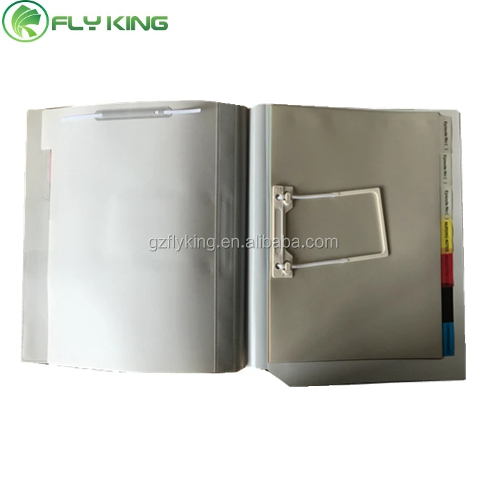
Popular best-selling plastic dividers with clip medical file folder 