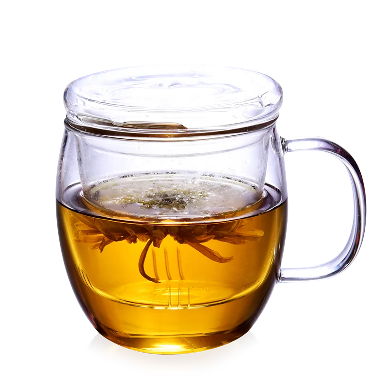 Totally hand made arabic glass tea cup set with handle