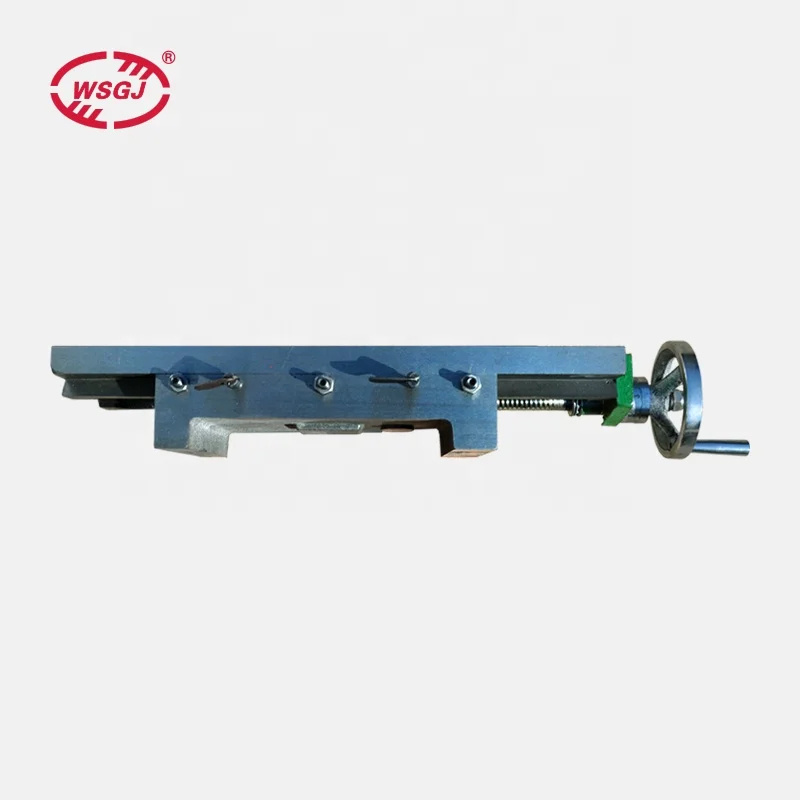Cast iron one axis x dovetail slide guides manual slide table for milling and drilling machine