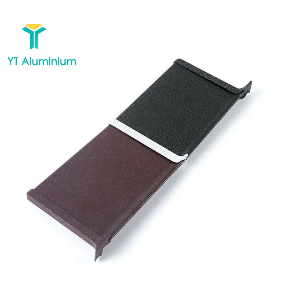 Aluminum Skirting Price Black 80mm Baseboard Corner Protector Kitchen Plinth Wall Skirting Board Profile