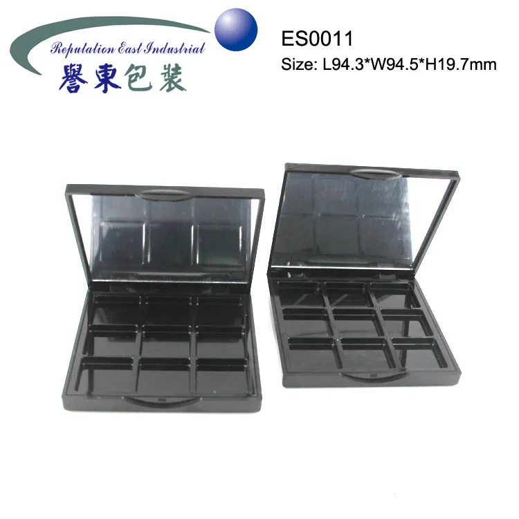 
Wholesale Newest 9 Color Empty Blush Case Square Eyeshadow Container 