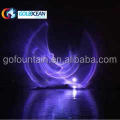FREE DESIGN Hot Sale Outdoor Lake Music Dancing Water Screen Movie Fountain