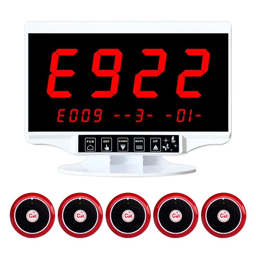 Artom wireless nurse call system with 10 pagers call button and customized logo