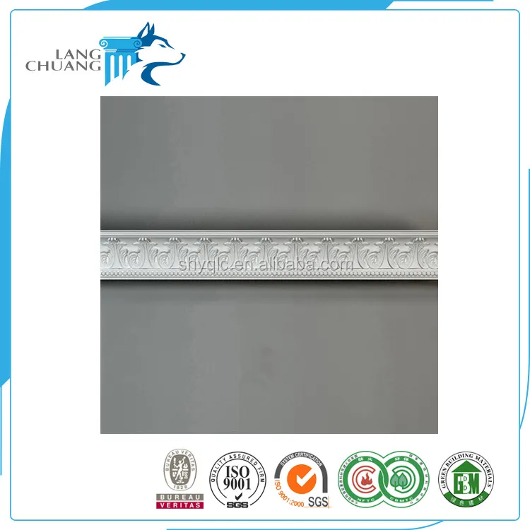 
House Decoration PU Foam Frame Moulding For Ceilling Corner 