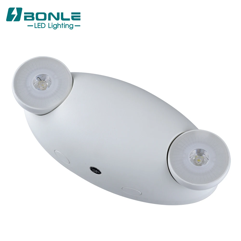 
120 or 277 VAC Oval LED Emergency Light High Output Compact Remote Ready 