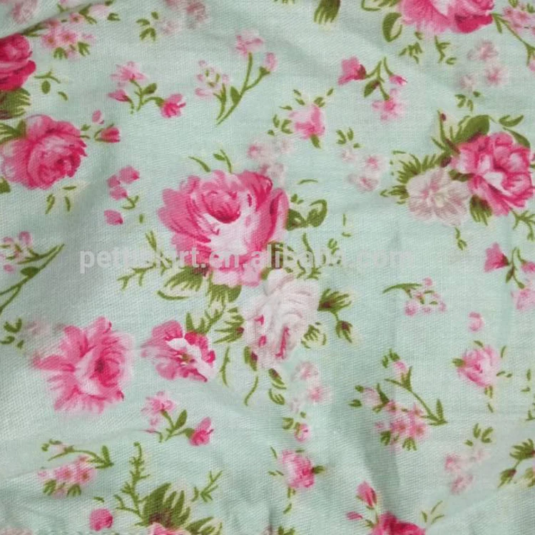 
Floral printed cotton fabric factory wholesale garment fabric 
