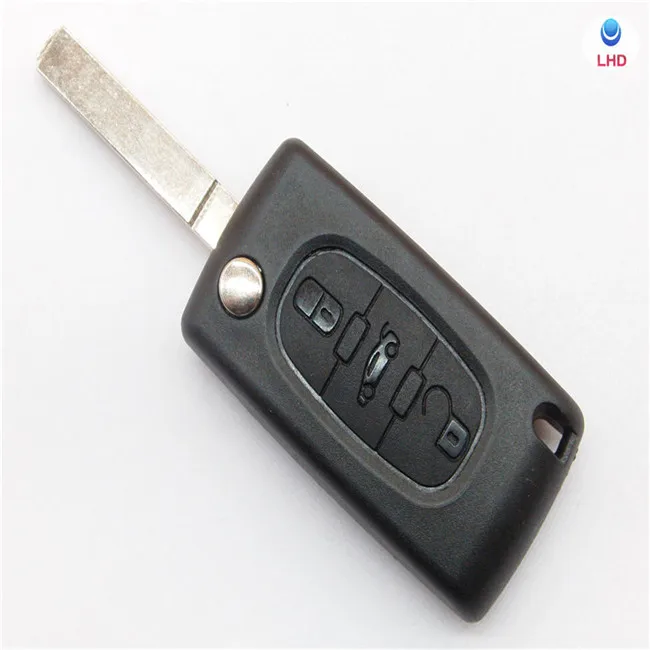 2 3 4 Button Remote Car Key for Peugeot 207 307 308 407 Citroen C2 C3 C4 C5 Flip Key Case Shell CE0523 CE0536 HU83 VA2