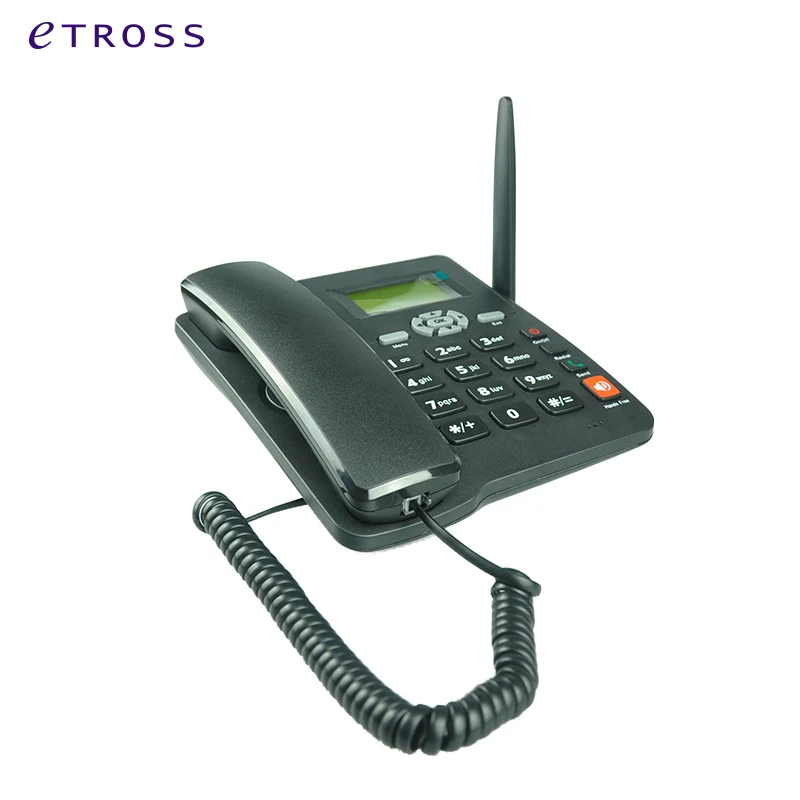 Etross 6588 GSM Desktop phone with 2 sim card slot