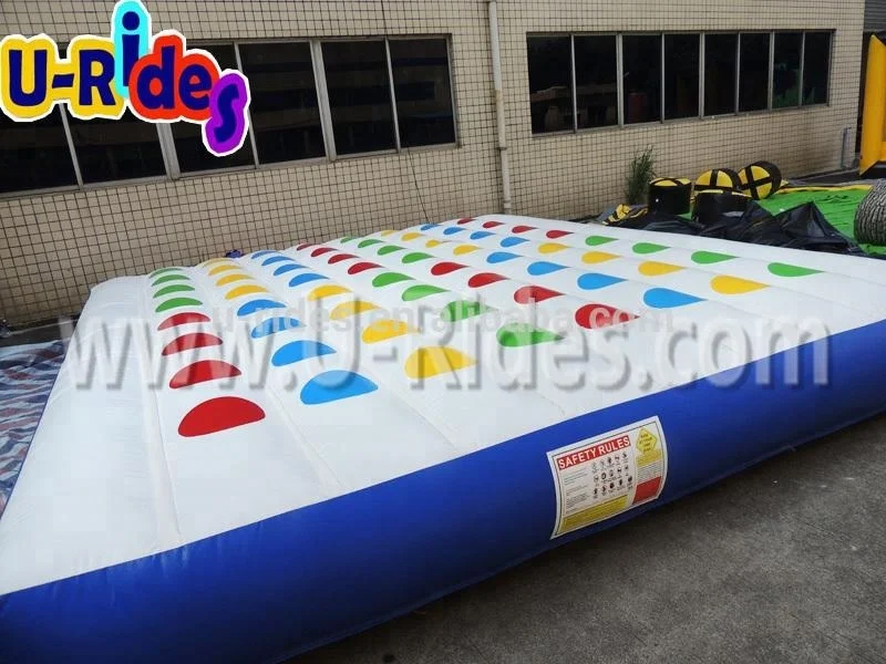 Factory prices fun interactive game blow up twister mattress inflatable twister for carnival events