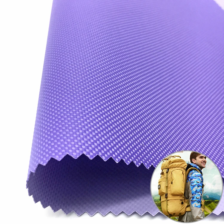 
100% polyester d600 200 D, 1680 D Oxford waterproof recycle and support the PU coated fabric dyed fabric bag 
