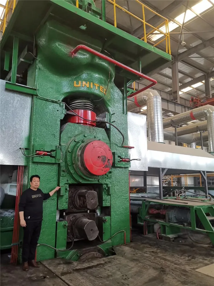 rolling mills Manufacturer new design aluminum copper sheet plate coil cold rolling mill steel strip 4 hi cold rolling mill