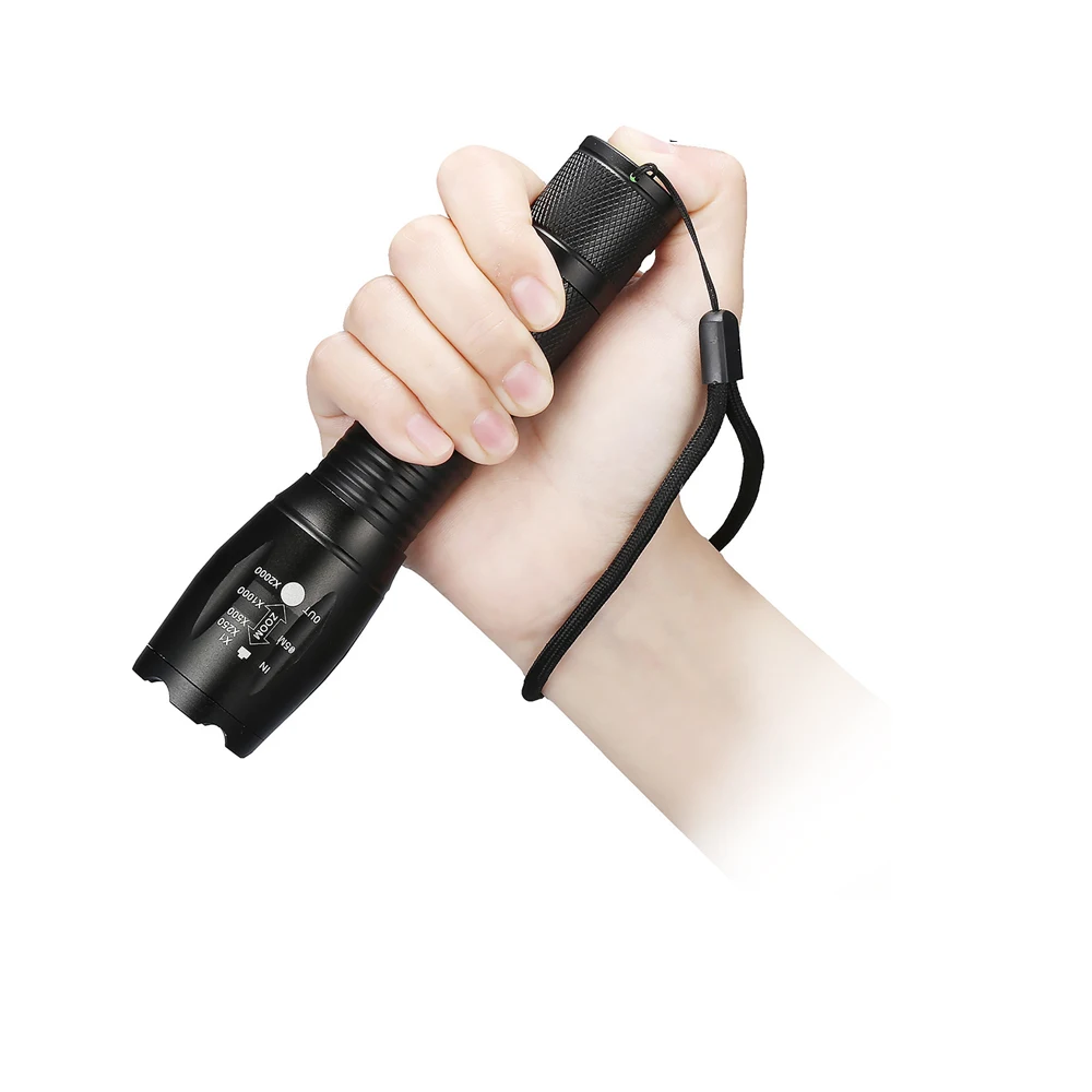 Portable Ultra Bright Rechargeable G700 Tactical Led Flashlight 5000 Lumens