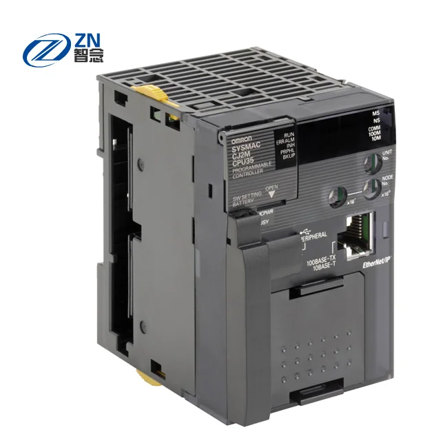 CJ2M-CPU35 PLC programming controller  Good Quality CJ2MCPU35 CPU  PLC Price List Of O mron Product CJ2M   CPU35