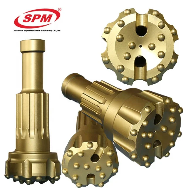 
SPM440 MISSION40 China wholesale dth hammer and tungsten carbide drill bits / down the hole drill bits used for dth hammer 