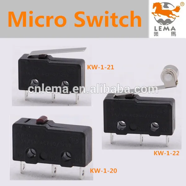 типы электрических миниатюрные микро-выключатели