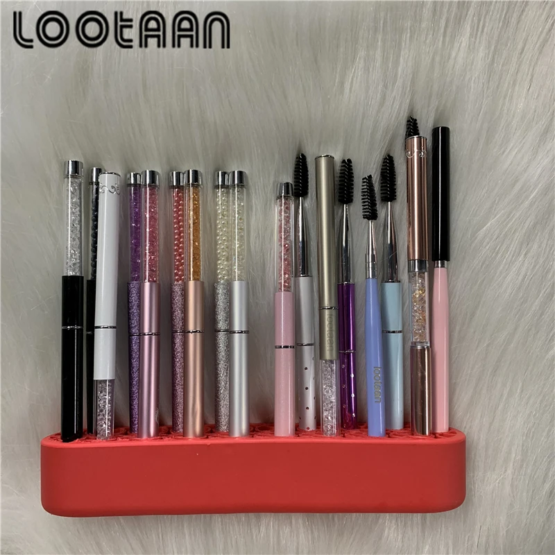 2019 New Design Silicone Makeup Brush Holder Professional Cosmetic Display Box