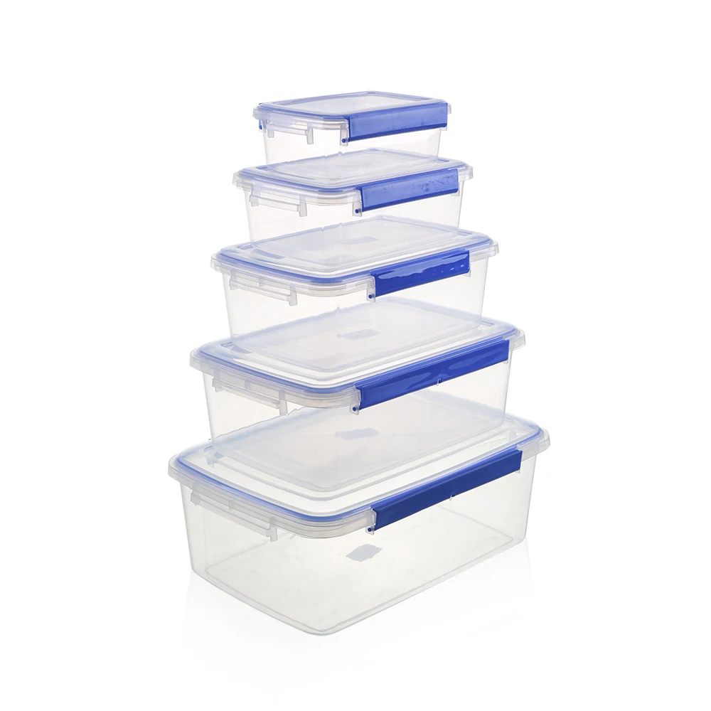 
Best selling wholesale kitchen clear reusable BPA Free airtight plastic storage box food container 