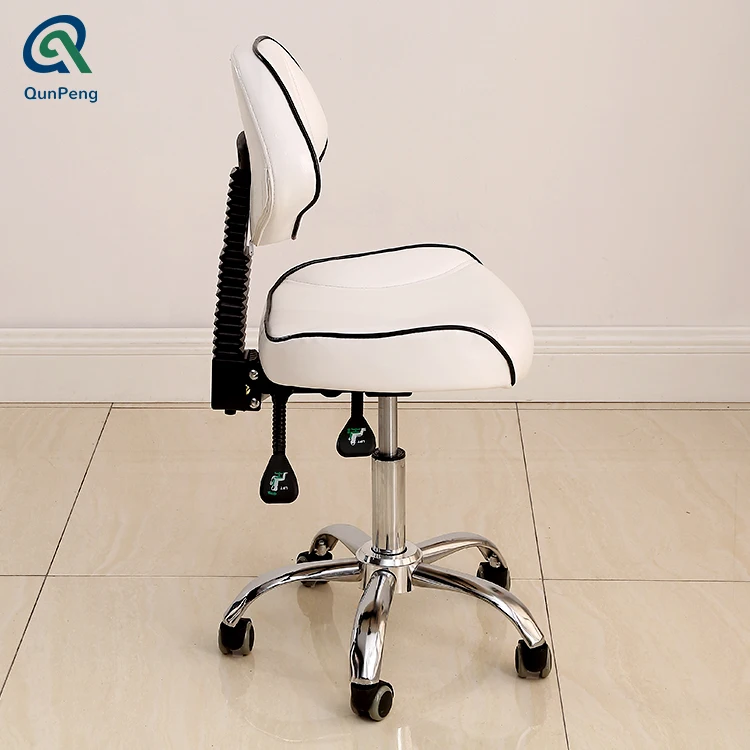 
Beauty salon swivel seat adjustable pedicure manicure stools salon stool chair with backrest 