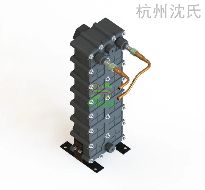 2.5HP Circulating swimming pool heat pump pipe heat exchanger