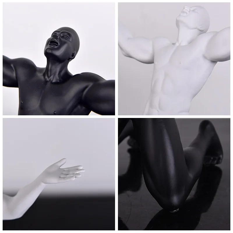 Custom christmas gift green man abstract statue