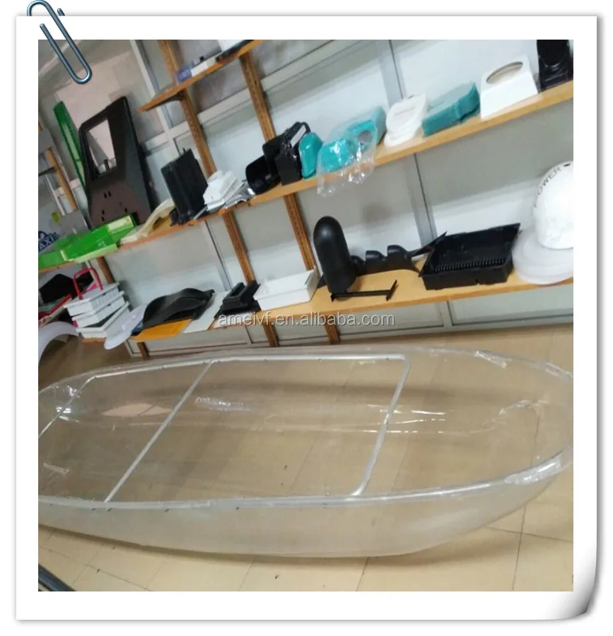 Latest Vacuum Forming PC Clear Plastic Boats for racing