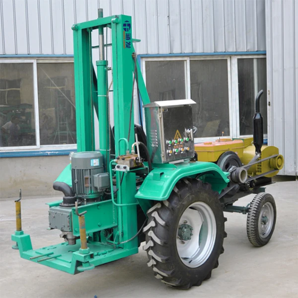 100m 120m Portable small tractor mounted water well drilling rig mining machinery