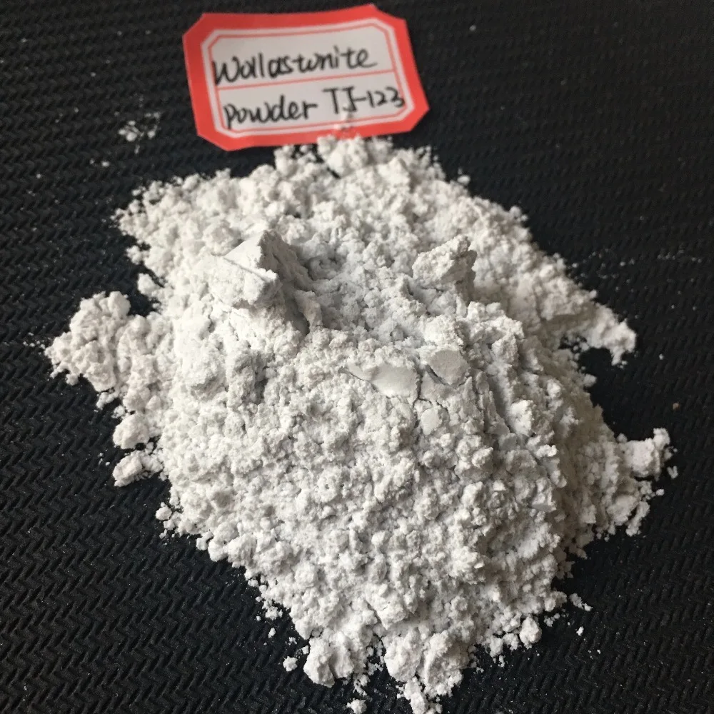 
ceramic filler Wollastonite 325 mesh fine powder from china zibo 