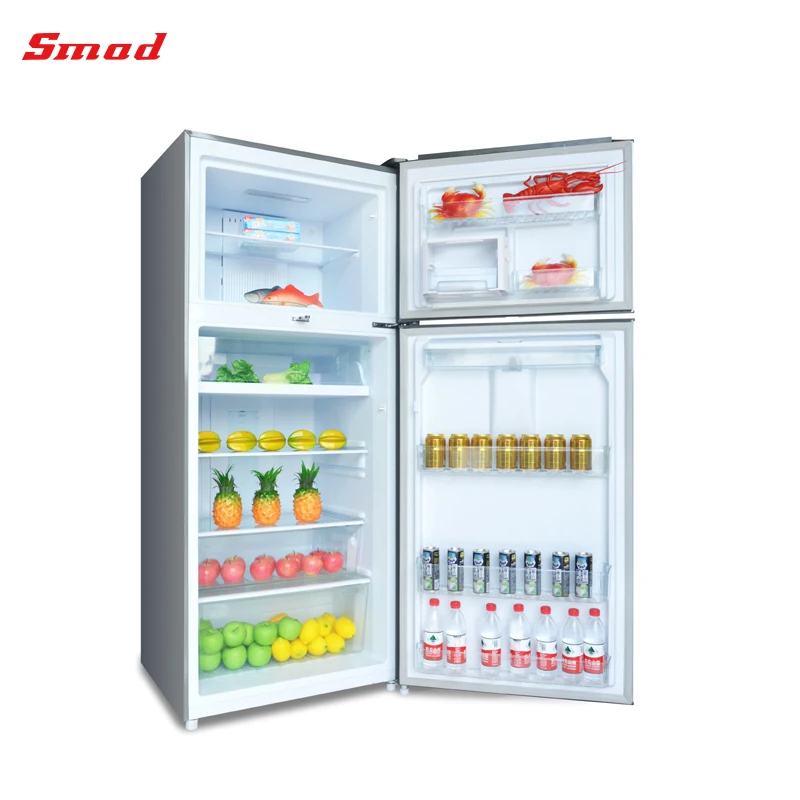 home use double door stainless steel refrigerator with water dispenser