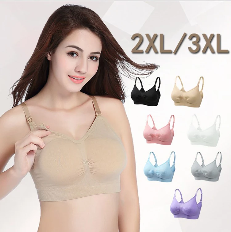 wholesales  women`s nursing bra fashion maternity bra pregnant mother clothes Feeding Bra plus size