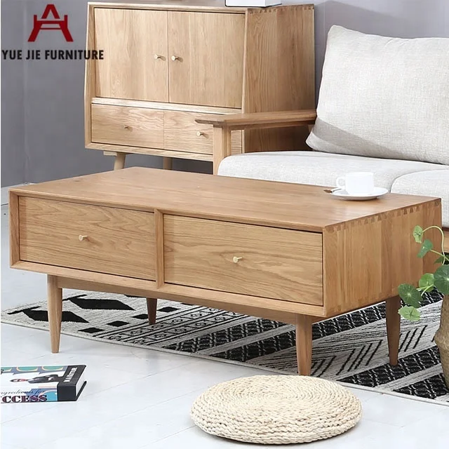 Oak Wood European Style TV Stands