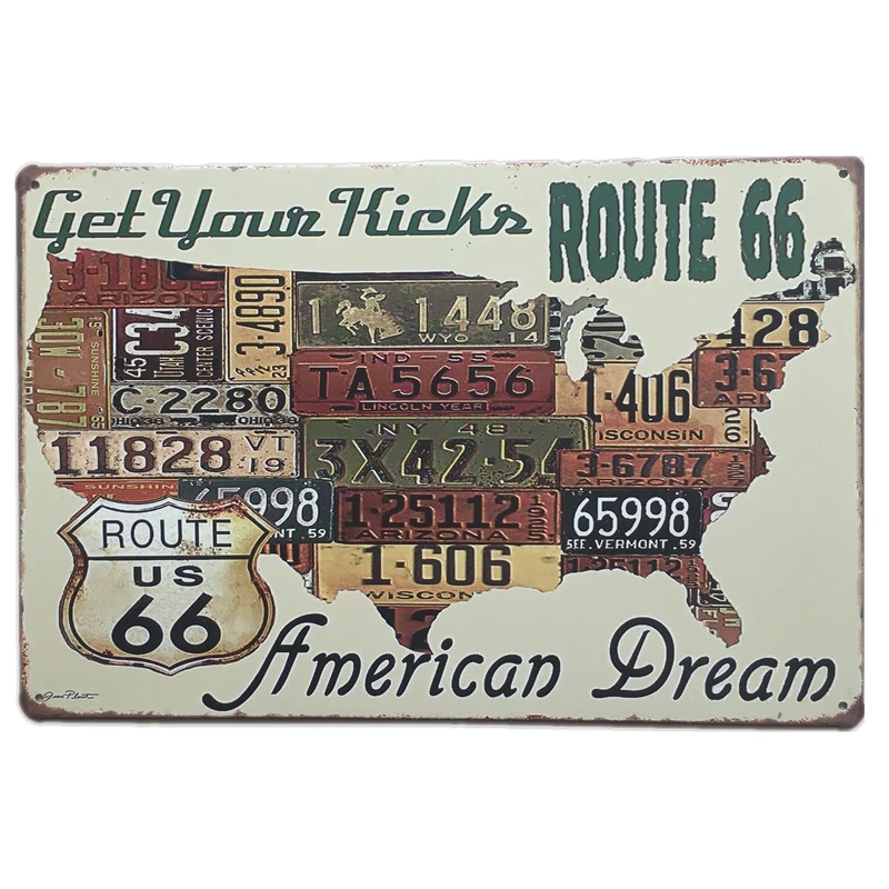 
High quality 20x30cm vintage retro tin signs metal tin for home wall decoration 