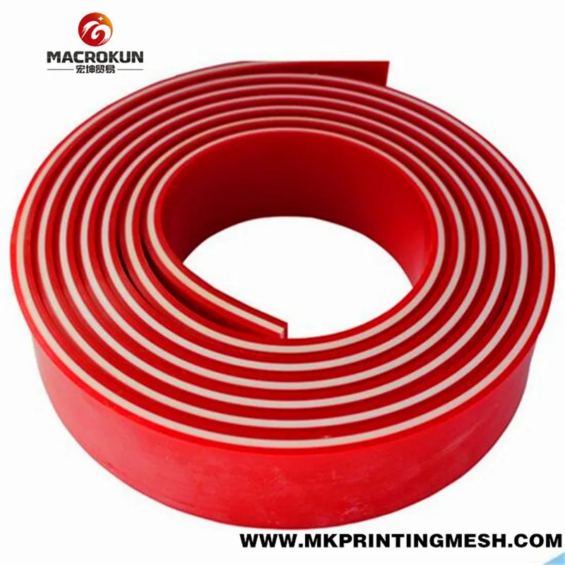 polyurethane PU silk screen squeegee rubber