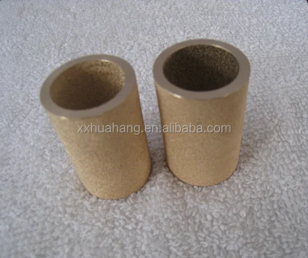 5 micron Co2 filtering sintered bronze powder filters with perfect handicraft