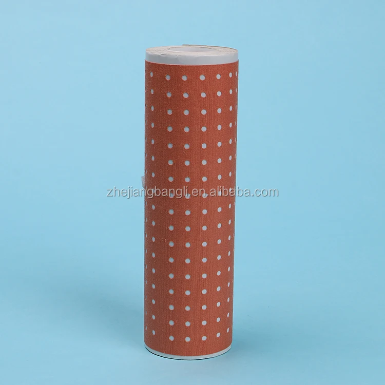 Healthcare Manufacturer Zinc Oxide Adhesive Tape 18cmx5m Red Beige Perforated Plaster