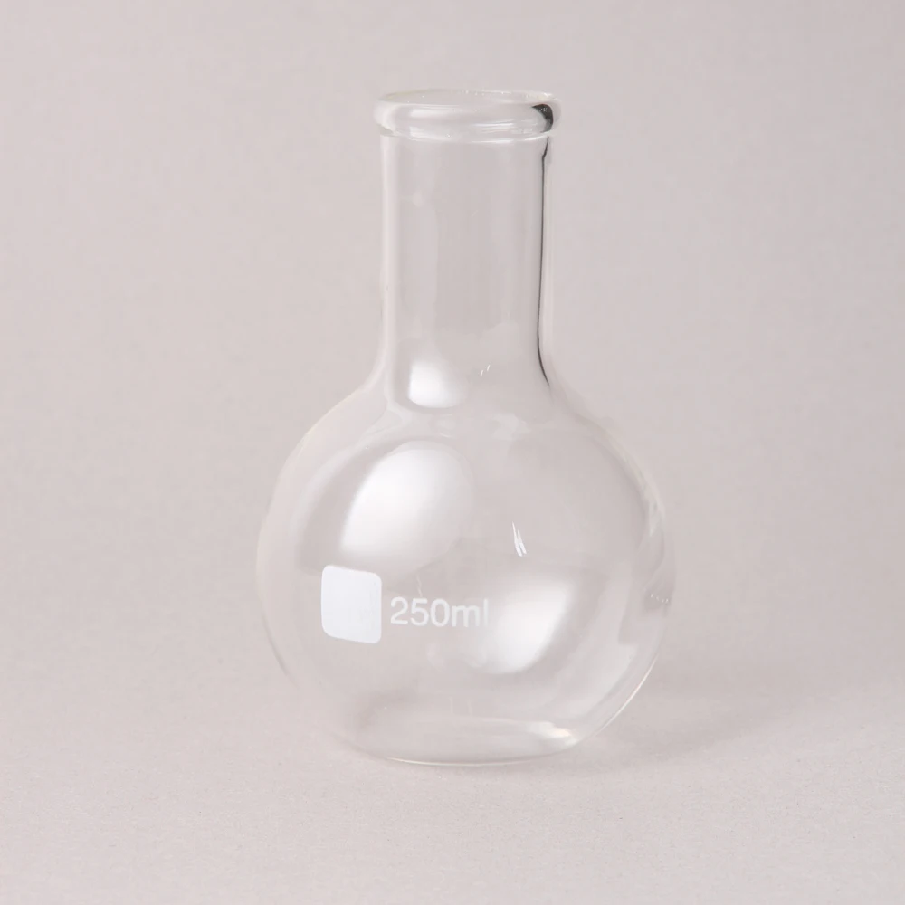 
Huaou 250ml glass flat bottom boiling flask supplier 