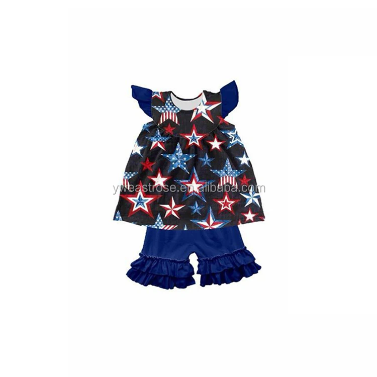 
latest independence day baby boy clothing set wholesale children fourth of july clothes 